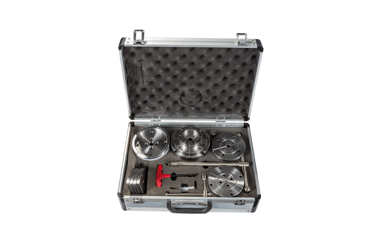 CK-4.5Z/S1 114 мм 4-х кулачковый токарный патрон по дереву в наборе (JET Дисконт) - (Демозал Москва)